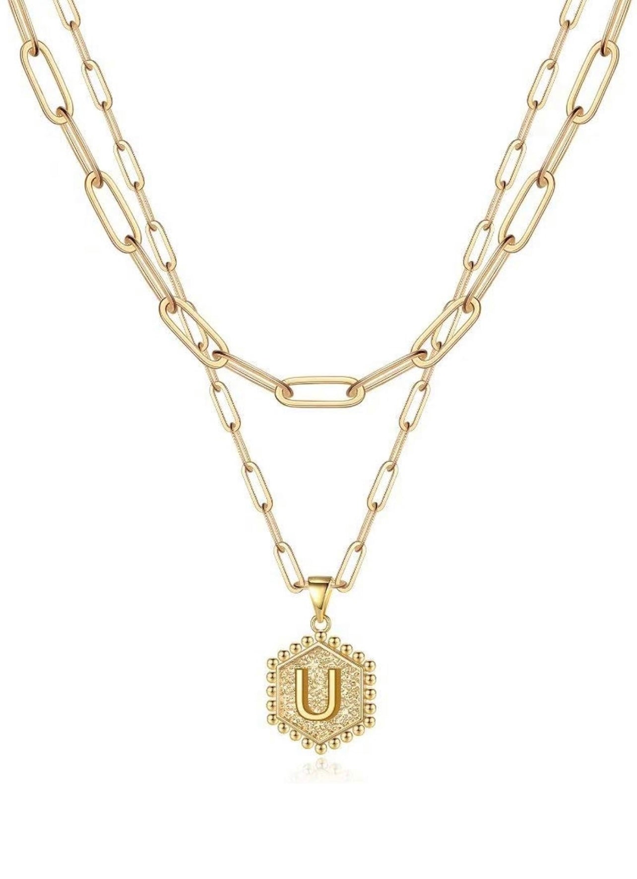 Gold Initial Necklace