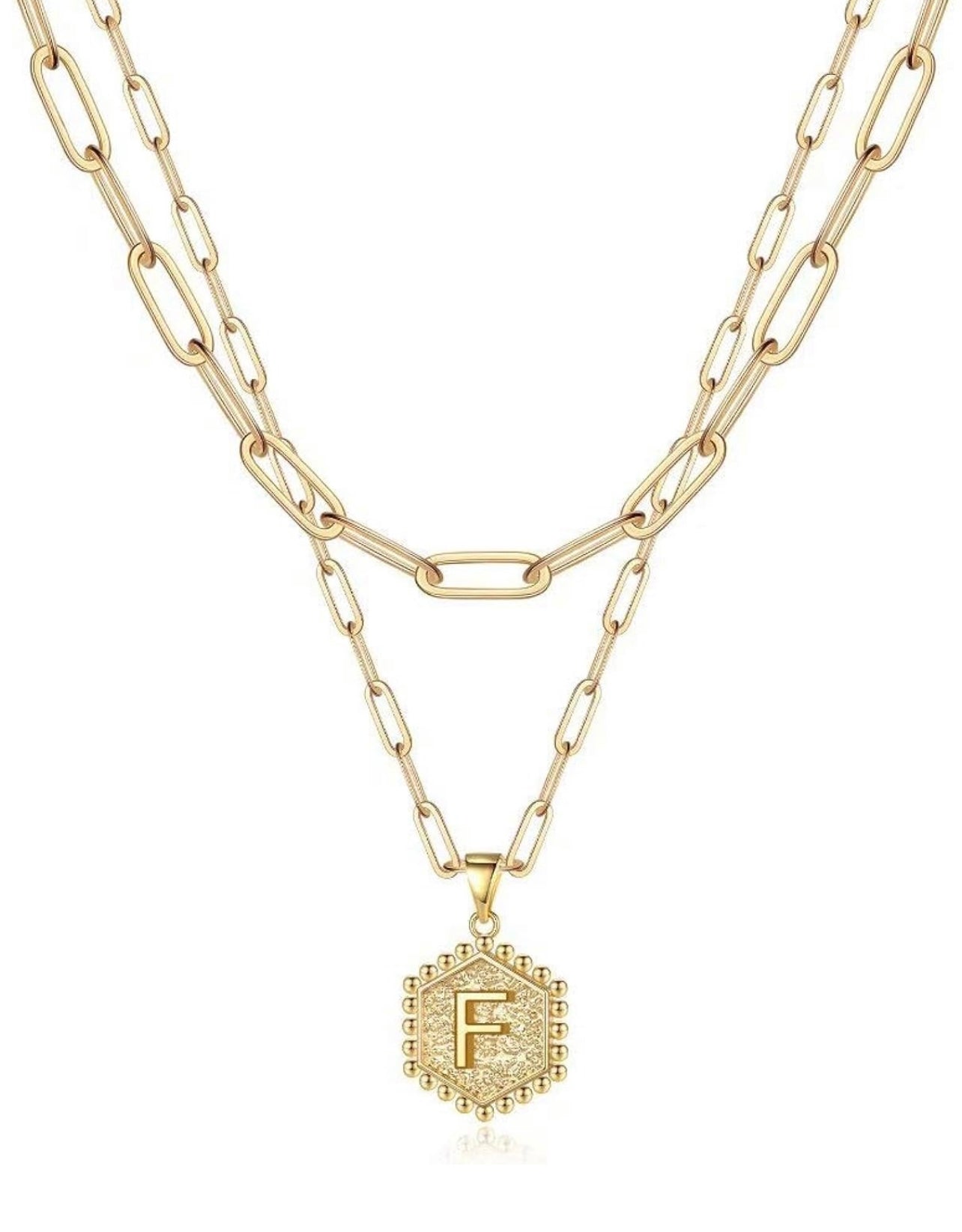 Gold Initial Necklace