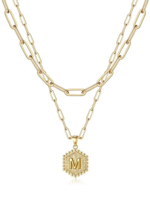 Gold Initial Necklace