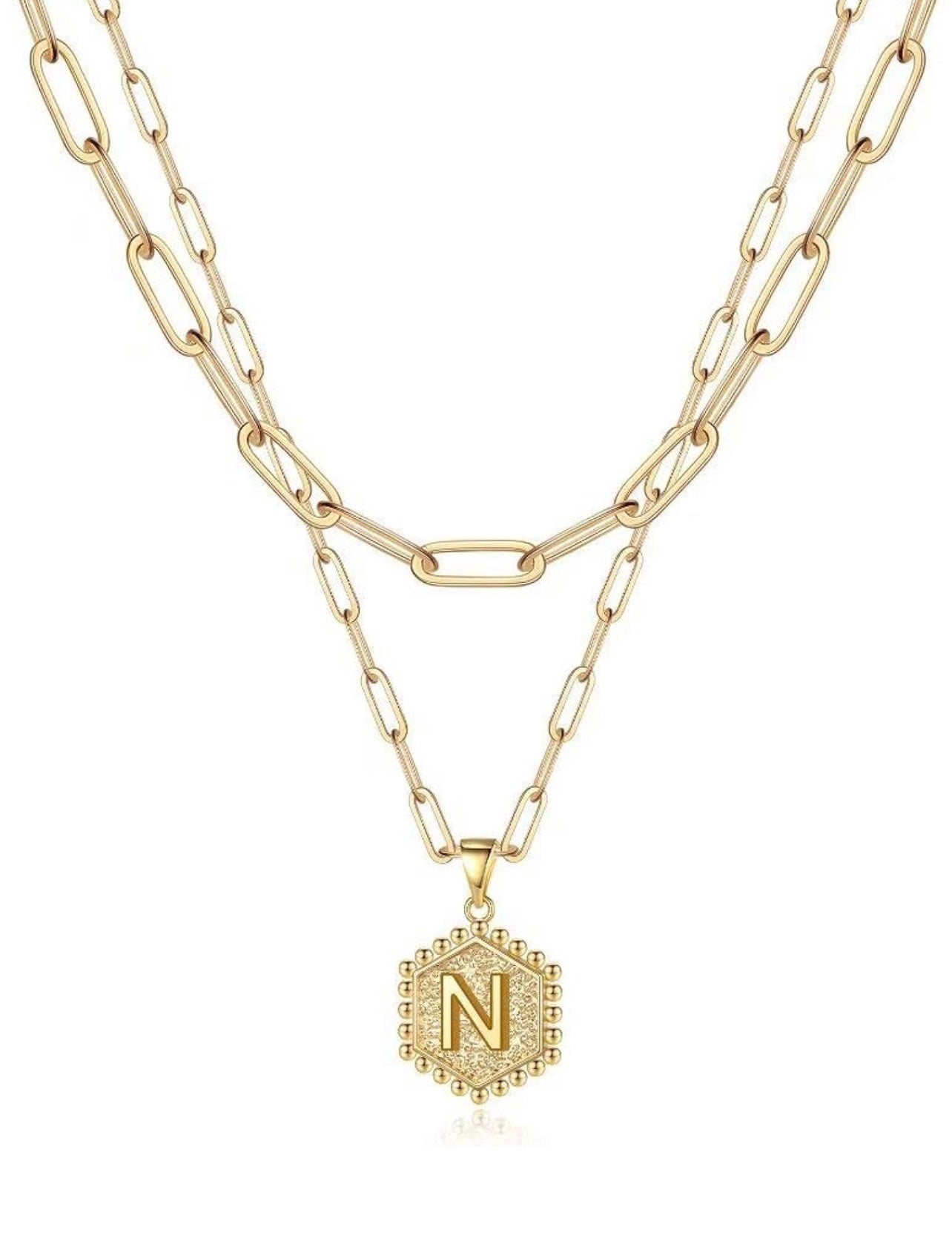 Gold Initial Necklace