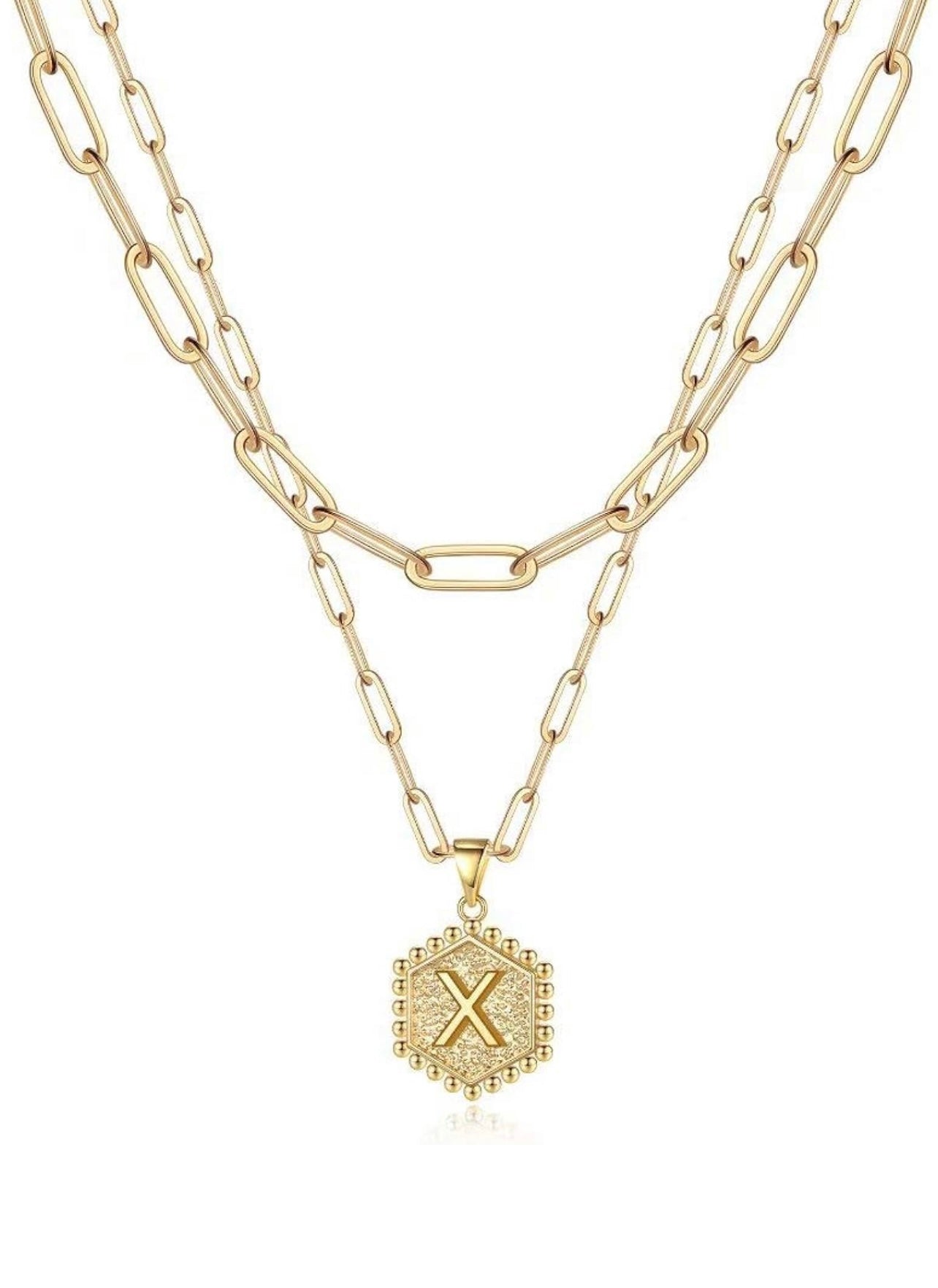 Gold Initial Necklace