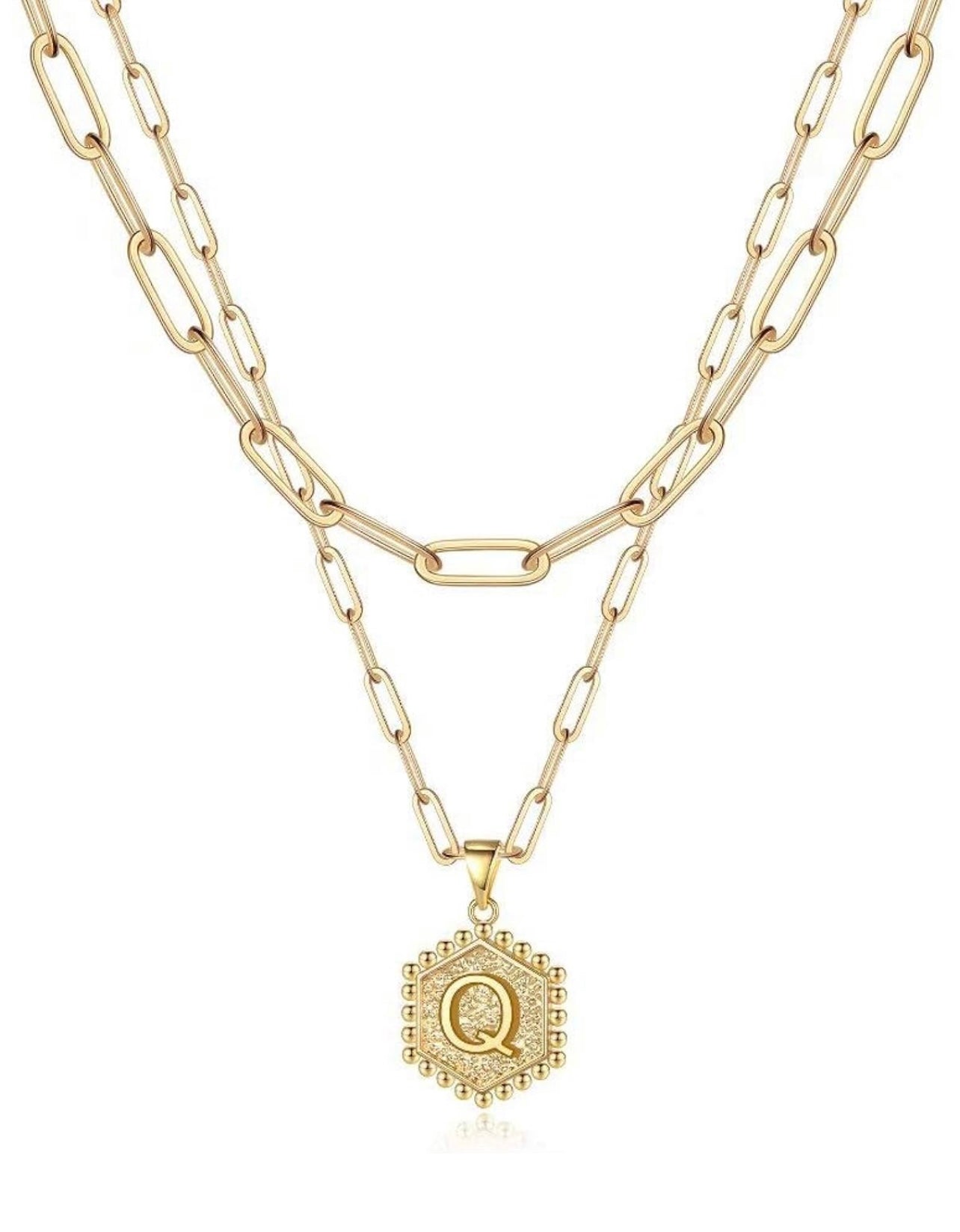 Gold Initial Necklace