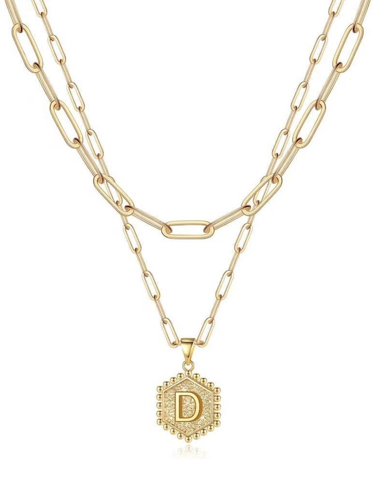 Gold Initial Necklace