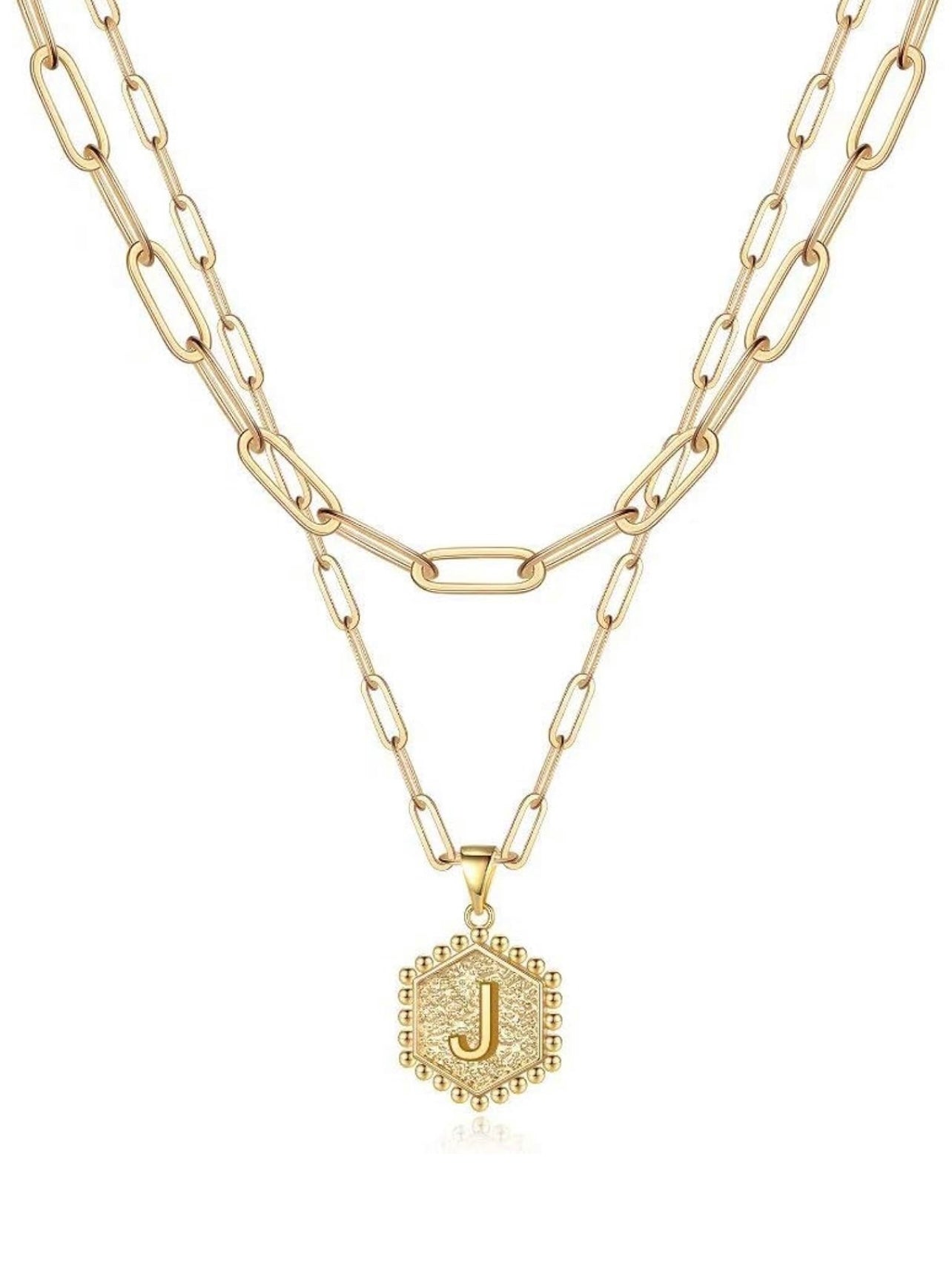 Gold Initial Necklace