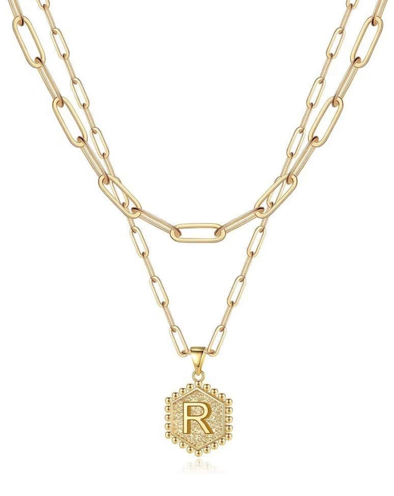 Gold Initial Necklace