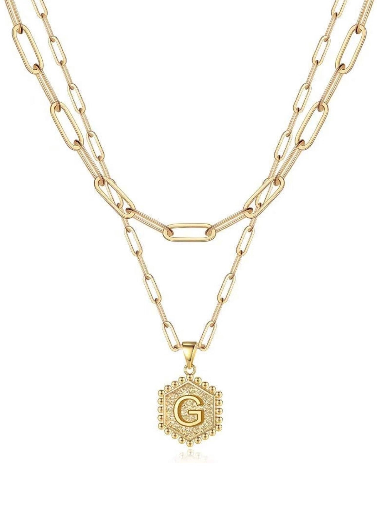 Gold Initial Necklace