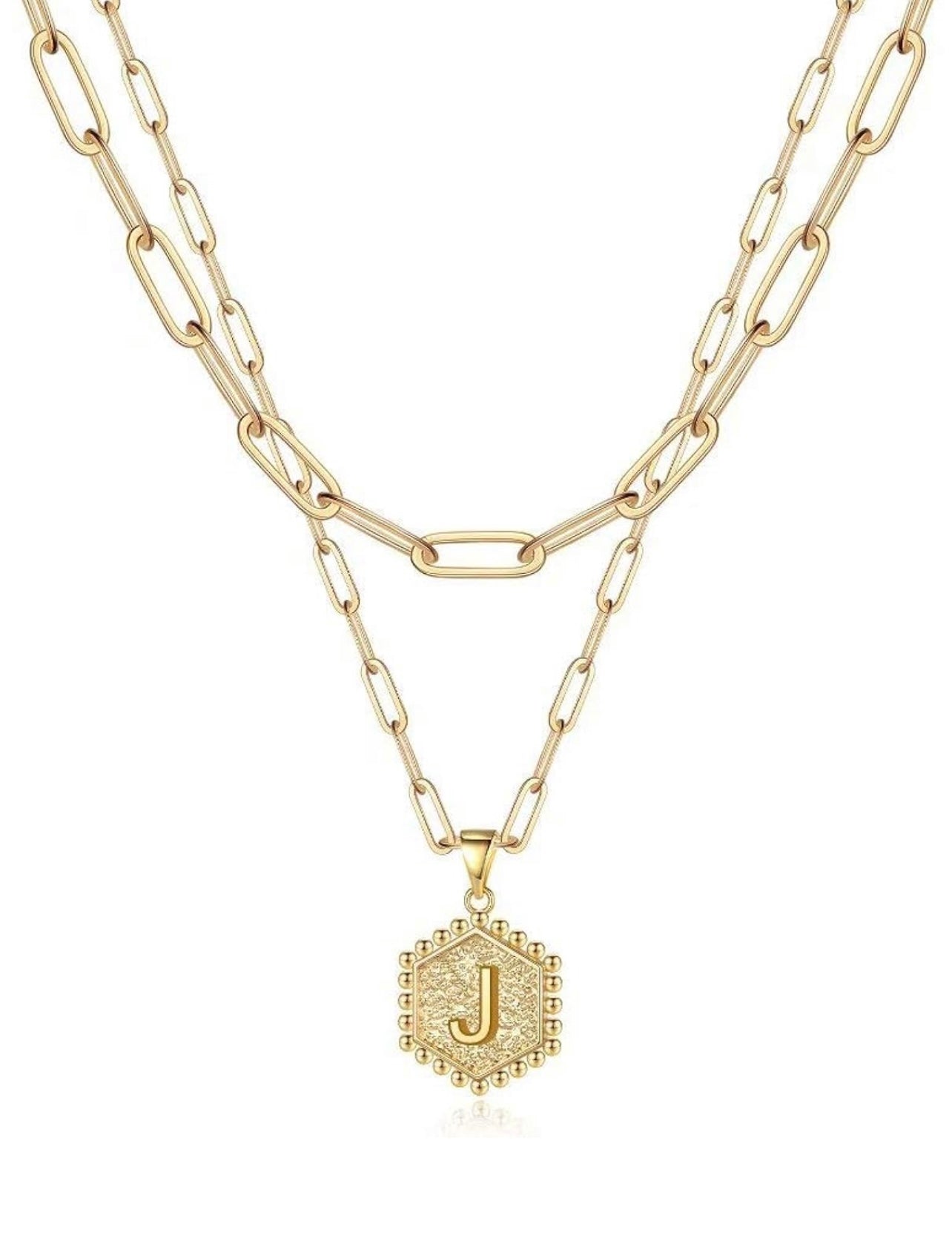 Gold Initial Necklace