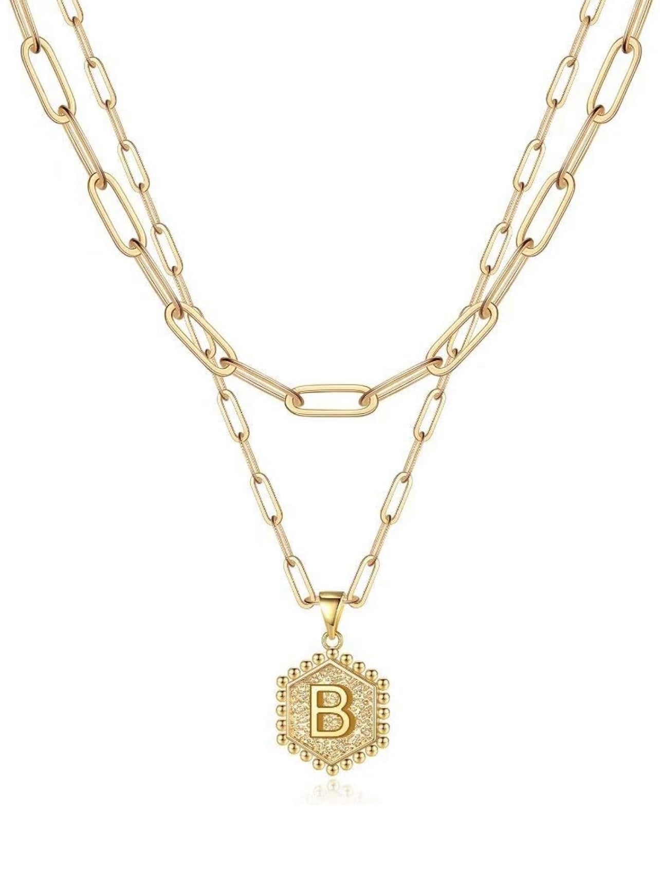 Gold Initial Necklace