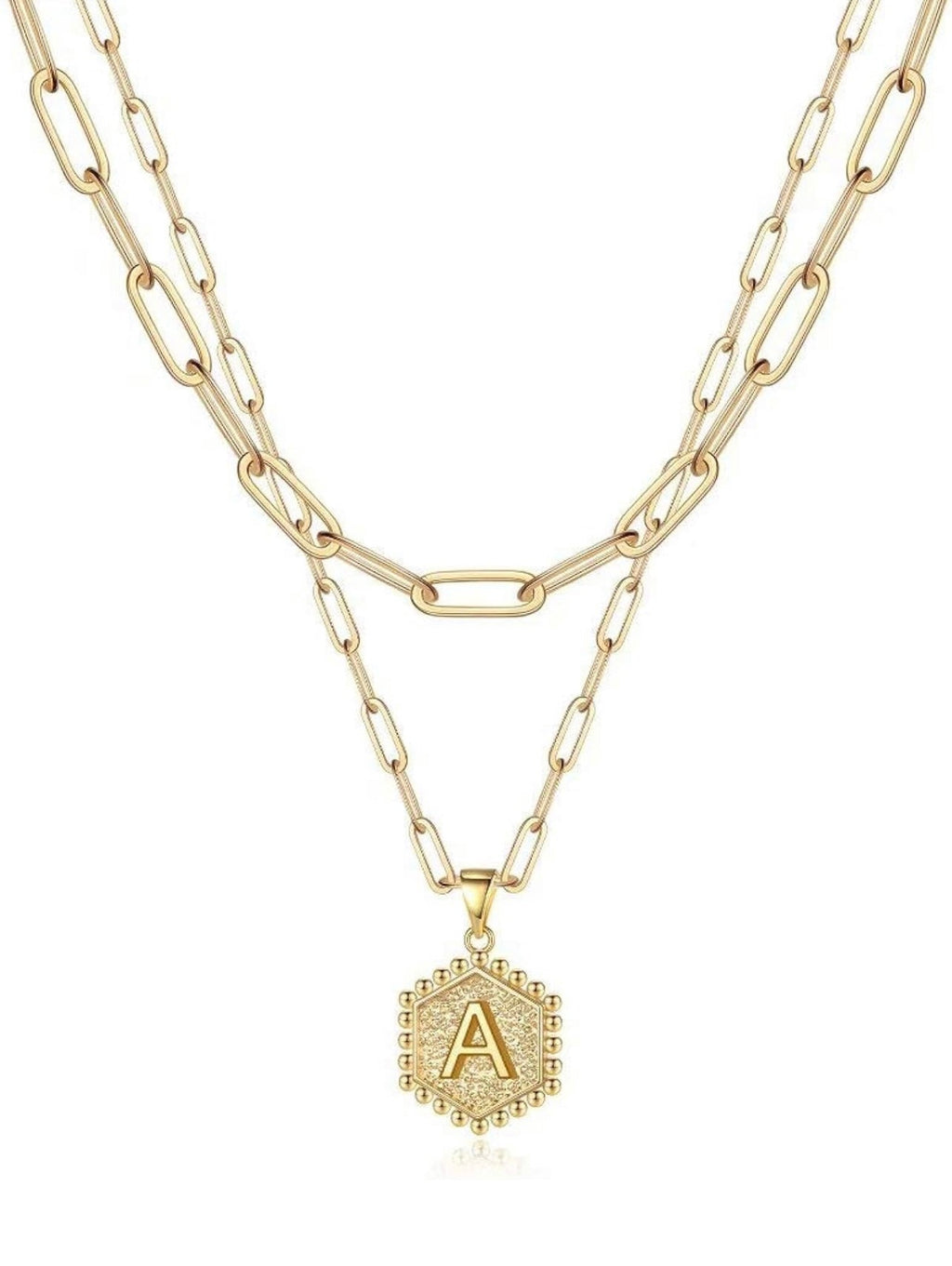 Gold Initial Necklace