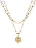 Gold Initial Necklace