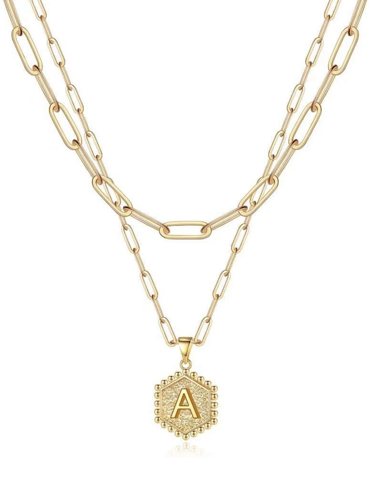 Gold Initial Necklace