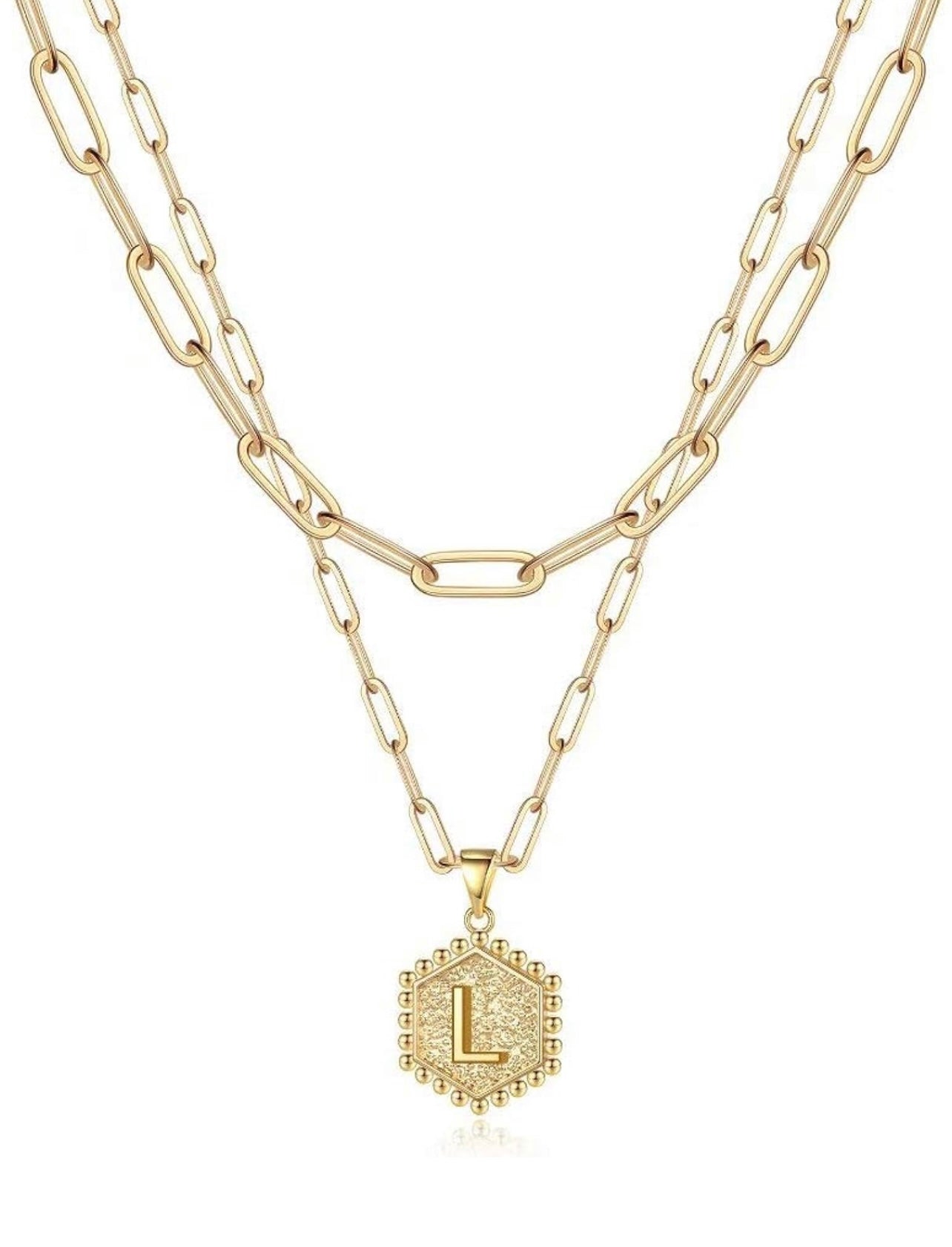Gold Initial Necklace
