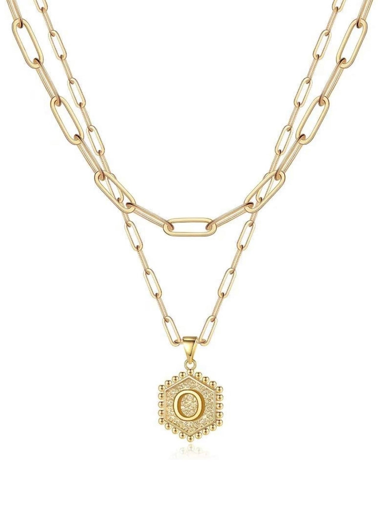Gold Initial Necklace