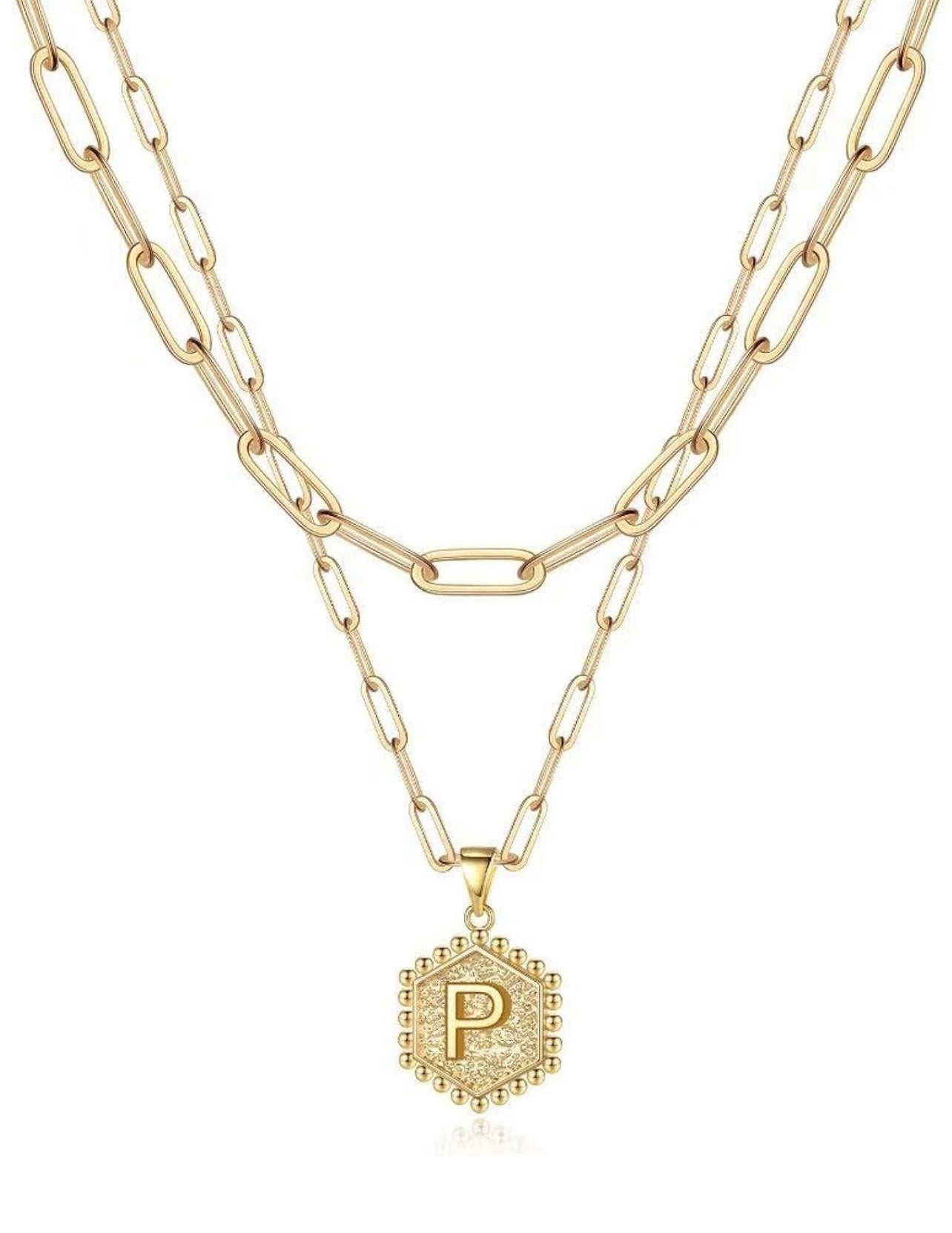 Gold Initial Necklace