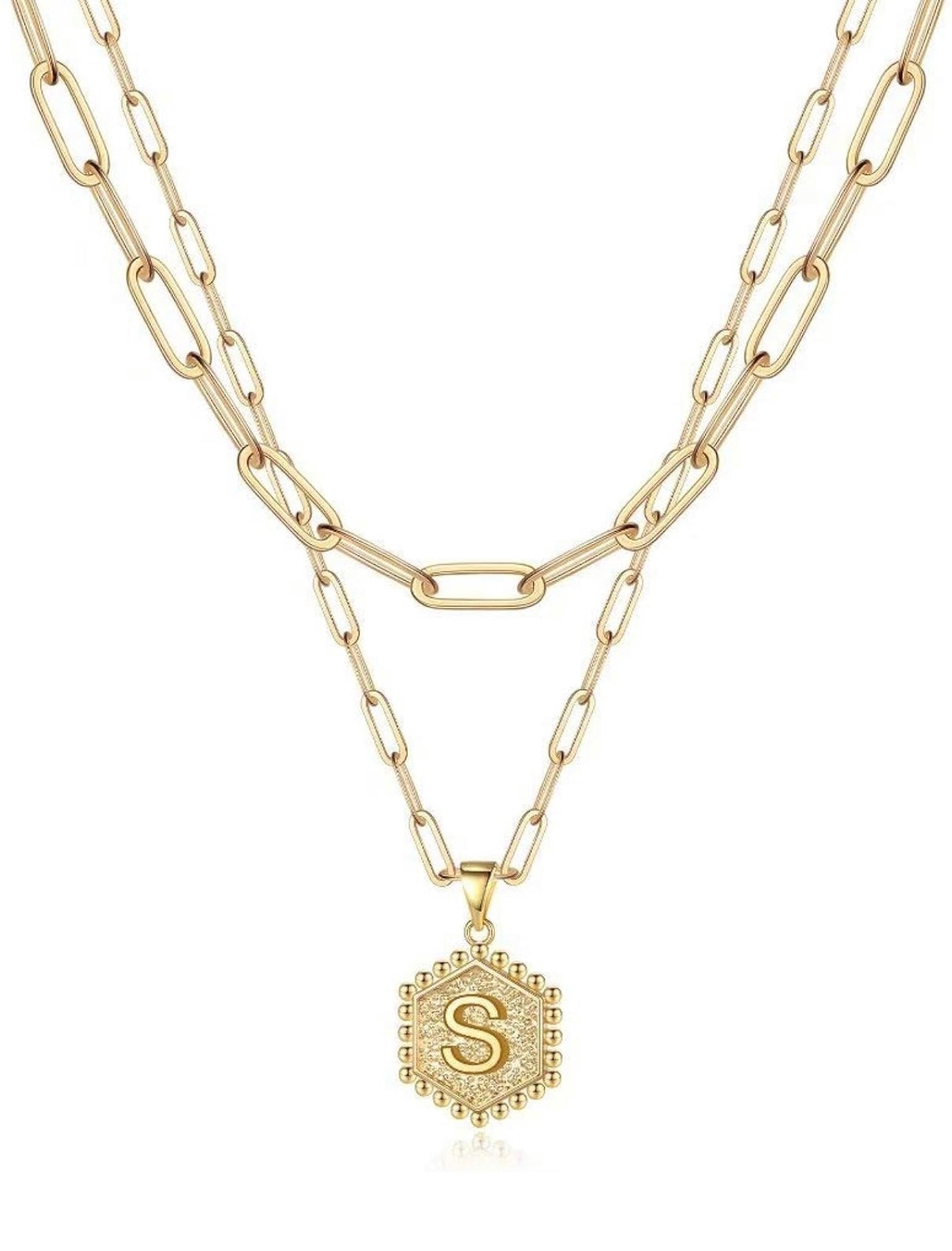 Gold Initial Necklace