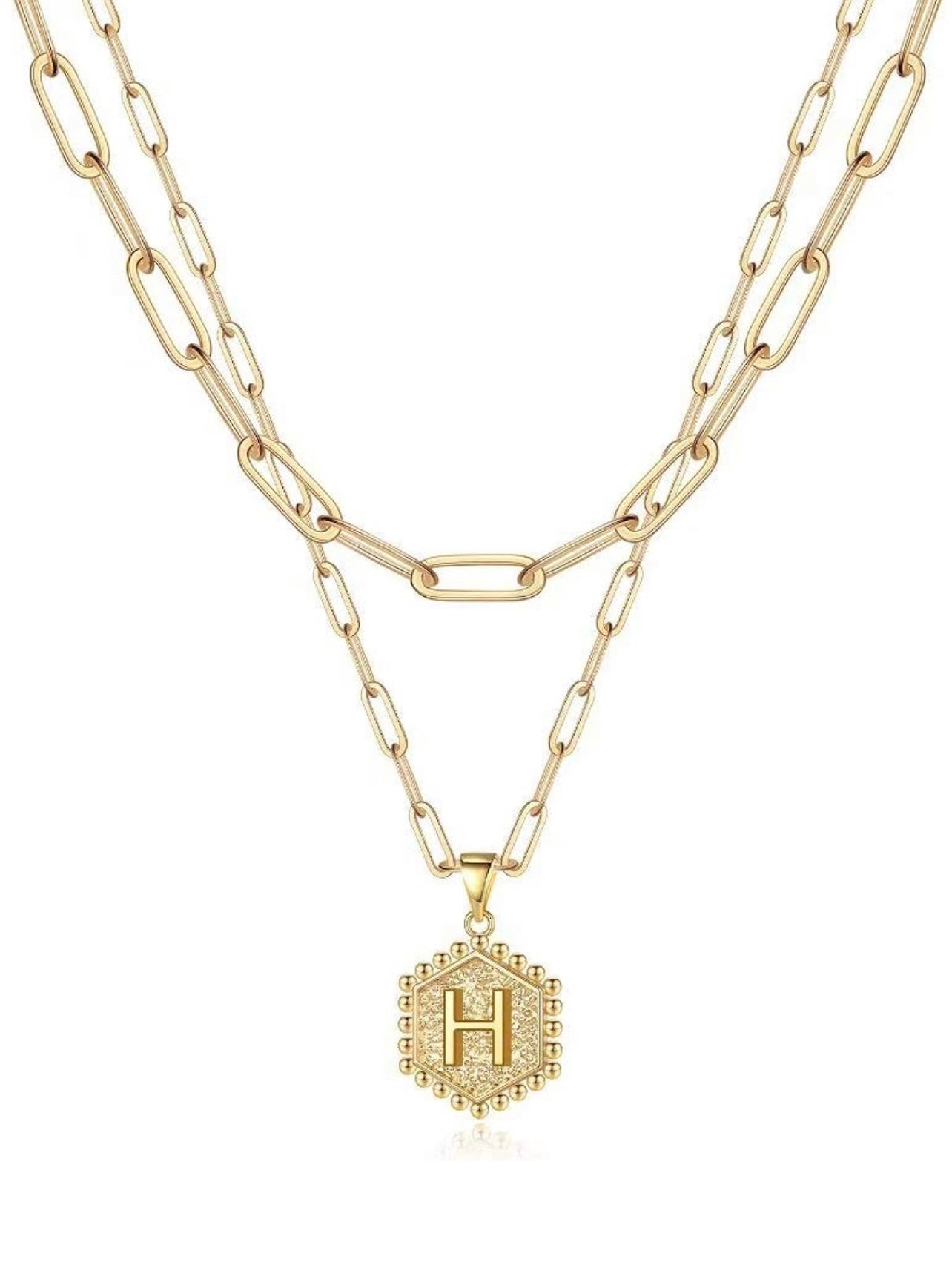Gold Initial Necklace
