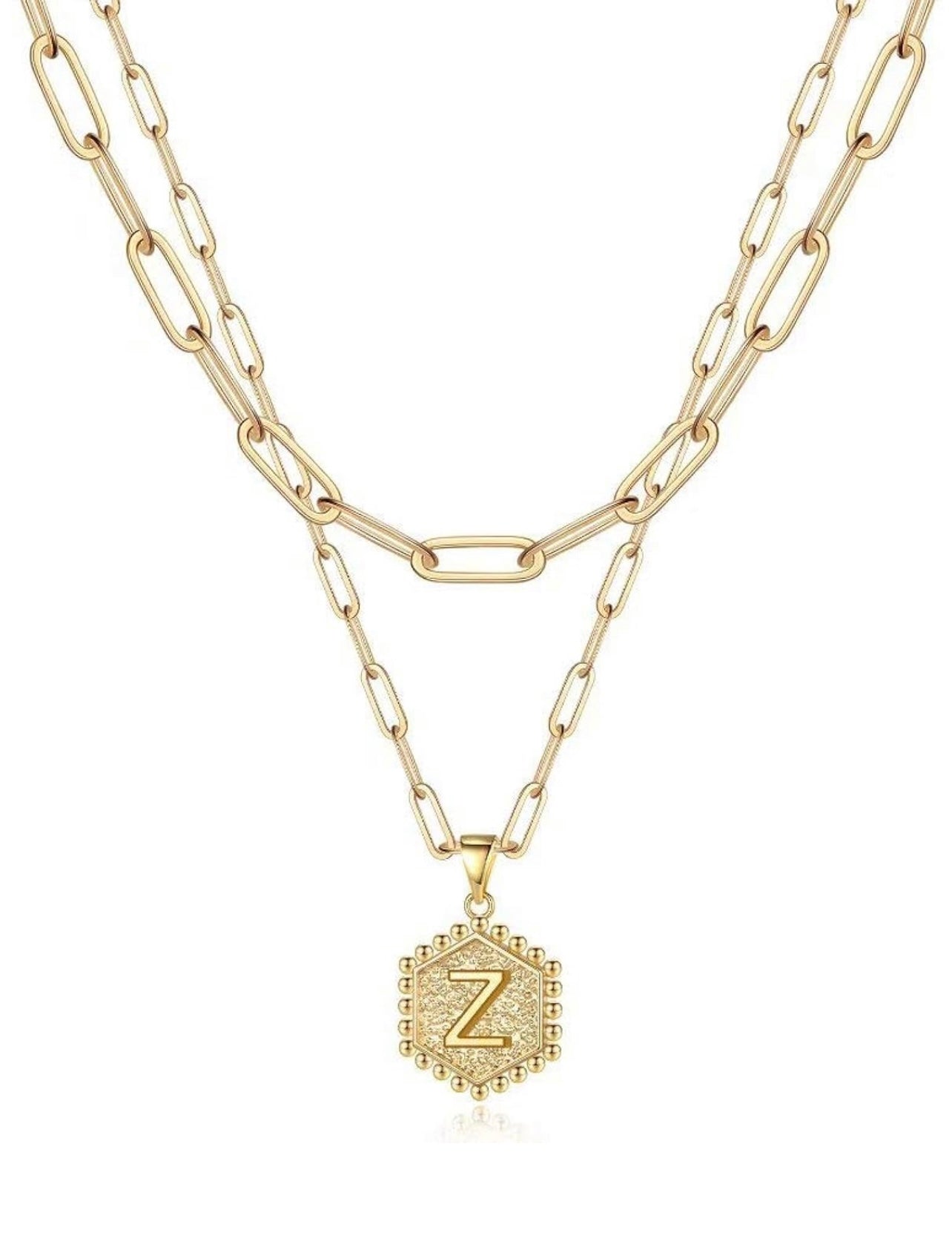 Gold Initial Necklace