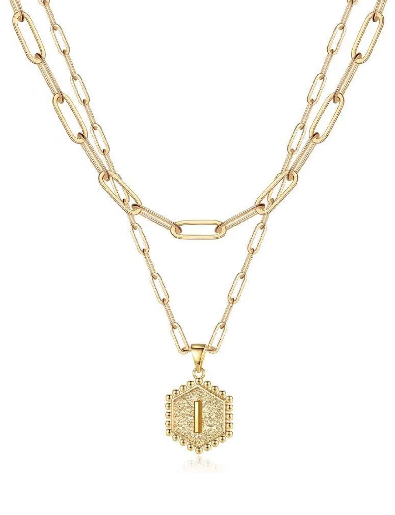 Gold Initial Necklace